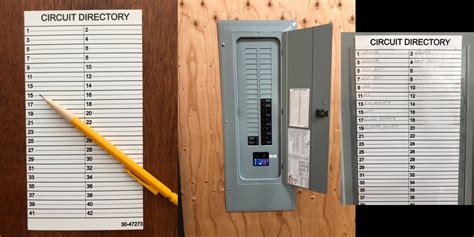 electrical box cover labels|electrical panel directory labels.